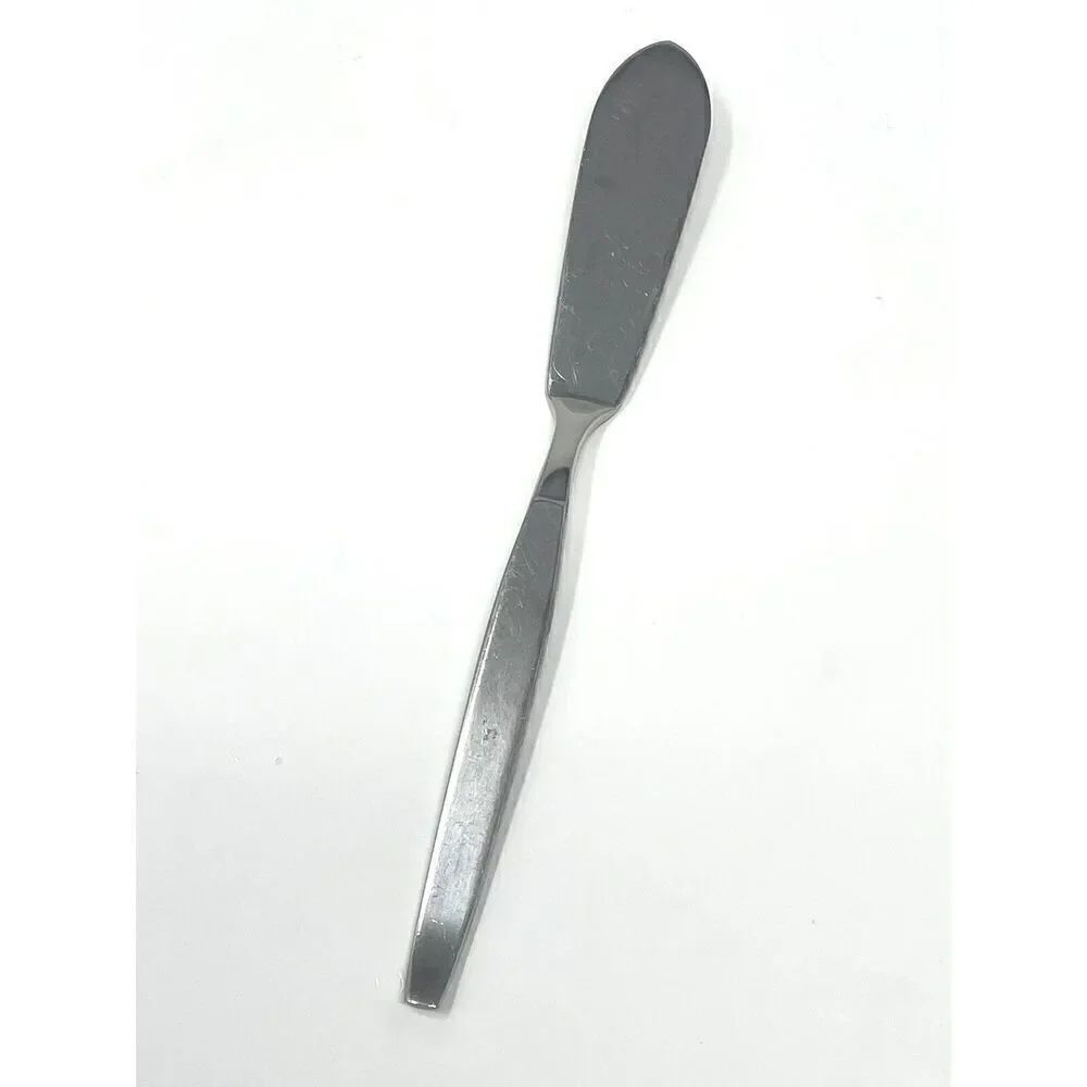 Oneida Community Stainless Frostfire Flat Handle Master Butter Knife 6 1/2”